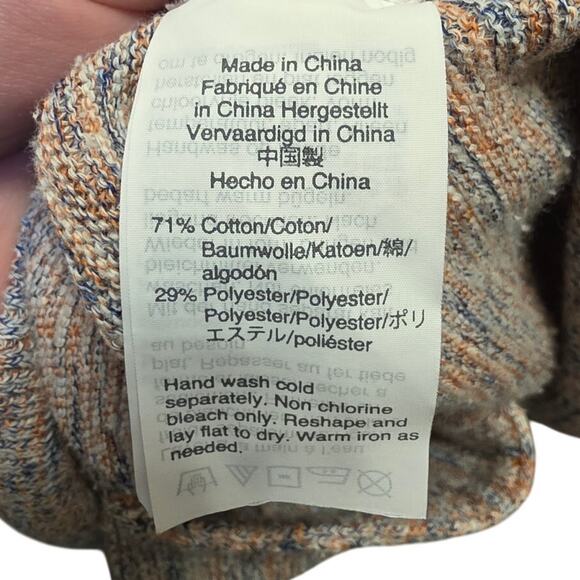 Madewell Summer Ryder Marled Multicolored Open Front Cardigan Size Medium EUC - Picture 7 of 7